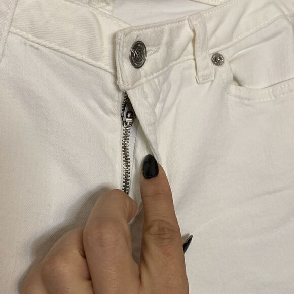 MICHAEL KORS WHITE Skinny Stretch Jeans Cropped length - Picture 5 of 12